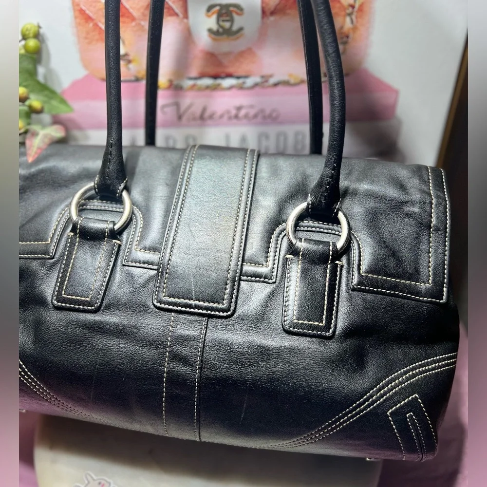 Coach vintage soho black satchel GUC - Picture 9 of 14